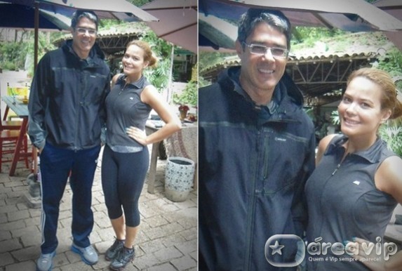 Geisy Arruda tieta William Bonner em Spa
