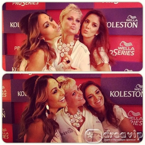 Xuxa, Sabrina e Ticiane curtem carnaval carioca juntas