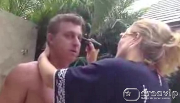 Luciano Huck posta vídeo de Angélica cortando seu cabelo – Veja!