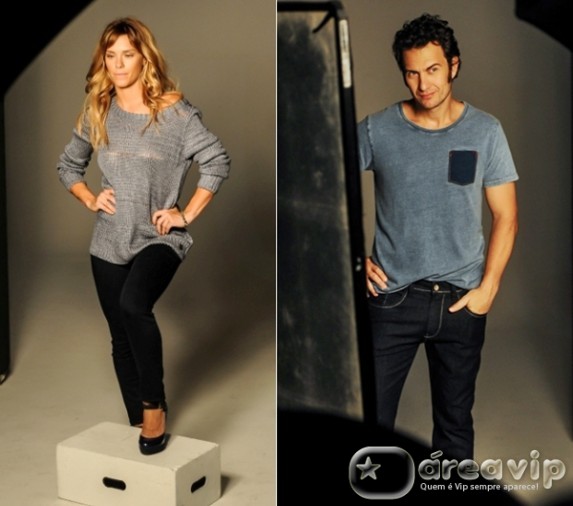 Gabriel Braga Nunes e Carolina Dieckmann estrelam campanha de marca de roupa