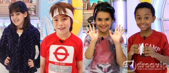 Ana Vitória, Matheus Ueta, Maísa e Jean Paulo