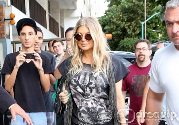 Cantora Fergie está no Brasil