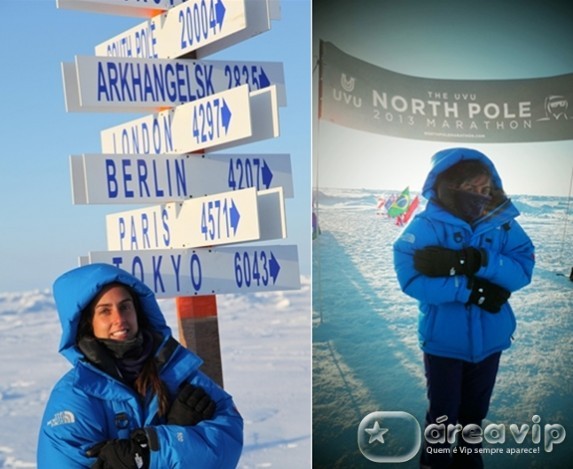 Carol Barcellos enfrenta maratona do Pólo Norte sob uma temperatura de 35 graus negativos
