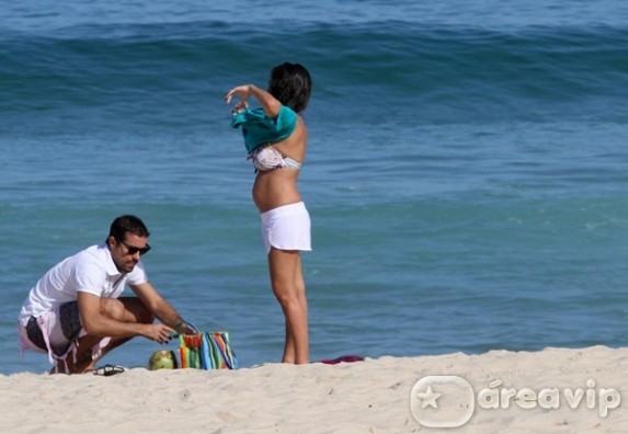 Ricardo Pereira e a mulher