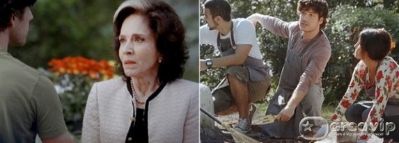 Sangue Bom - Gloria se emociona com a atitude de Bento