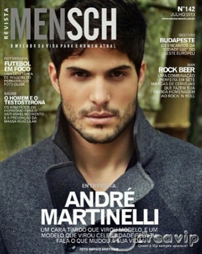 Ex-BBB André Martinelli estampa capa de revista