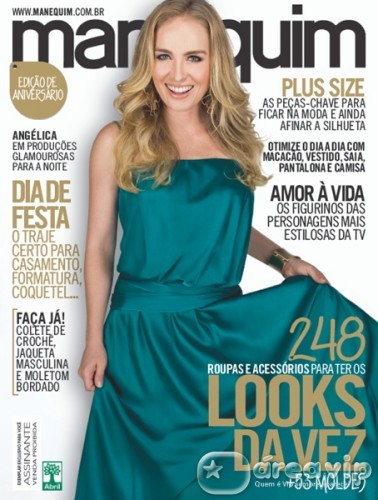 Angélica estampa capa de edição de aniversário de revista