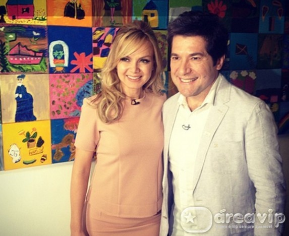 Eliana e Daniel visitam a AACD