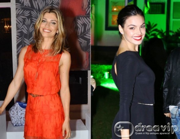 Grazi Massafera quase esbarra com Ísis Valverde em shopping do Rio