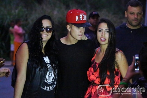 Justin Bieber com fãs