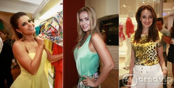 Celebridades prestigiam inauguração de grife feminina em São Paulo