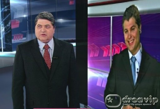 Datena e o filho Joel Datena e o filho Joel