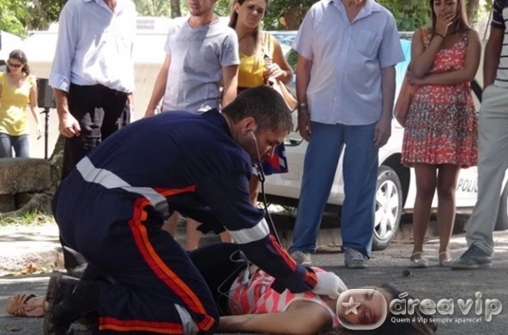 Em Familia - Gorete sofre acidente