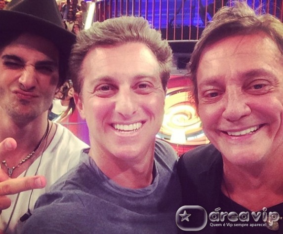 Fábio Jr. e Fiuk animam o palco do ‘Caldeirão’