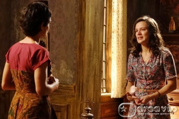 Joia Rara - Amelia conta para Gaia que ja beijou Manfred