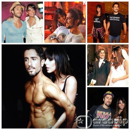 Marcos Mion com a mulher