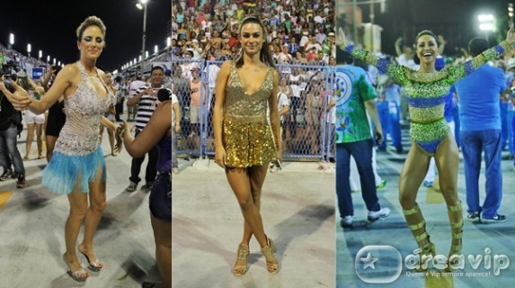Famosas participam de ensaio da Vila Isabel