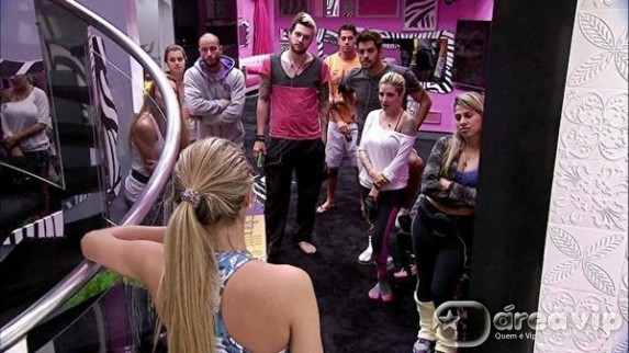 BBB14 - Tatiele escolhe Cassio e Aline para o Castigo do Monstro