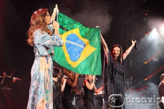 Ivete Sangalo e Laura Pausini