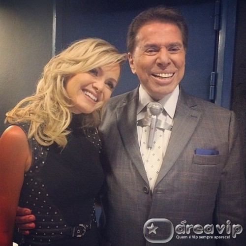 Eliana posta foto ao lado de Silvio Santos