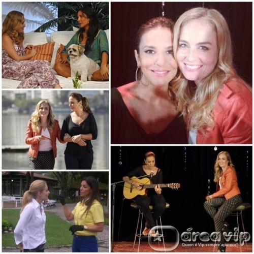 Angélica e Xuxa parabenizam Ivete Sangalo