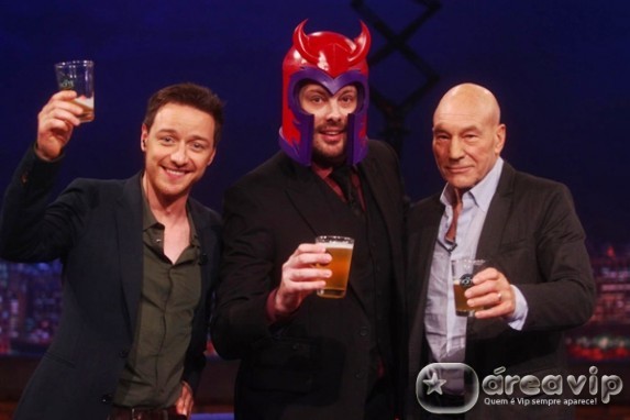 Gentili entrevista Patrick Stewart e James McAvoy, do filme X-Men