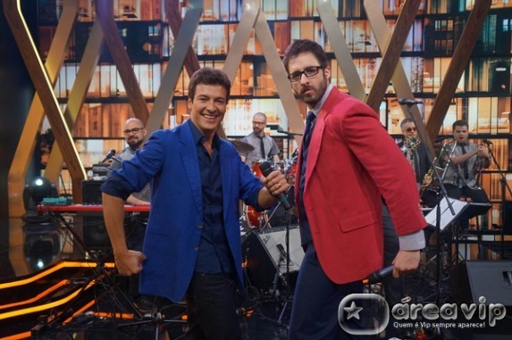 Rodrigo Faro e Rafinha Bastos Carol Távora/Band