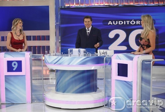 Karina Bacchi - Silvio Santos - Iris Stefanelli Roberto Nemanis SBT