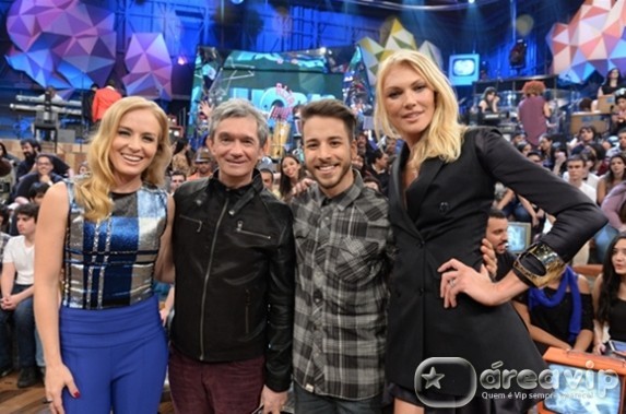 Angelica, Serginho, Junior Lima e Shirley Mallmann Globo/Zé Paulo Cardeal