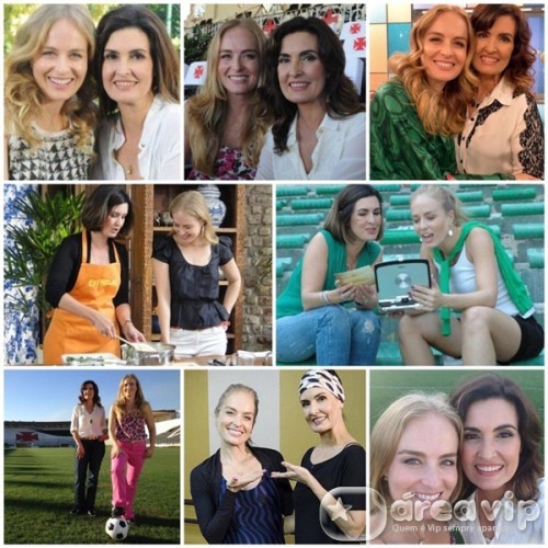 Angélica parabeniza Fátima Bernardes