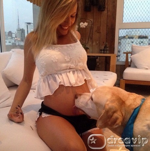 Luisa Mell está grávida