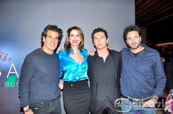 Alvaro Garneiro, Luciana Gimenez, Gianluca Perino e Rico Mansur Wayne Camargo/RedeTV