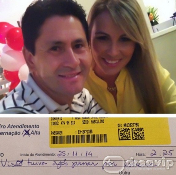 Gian e a esposa Reprodução/Instagram