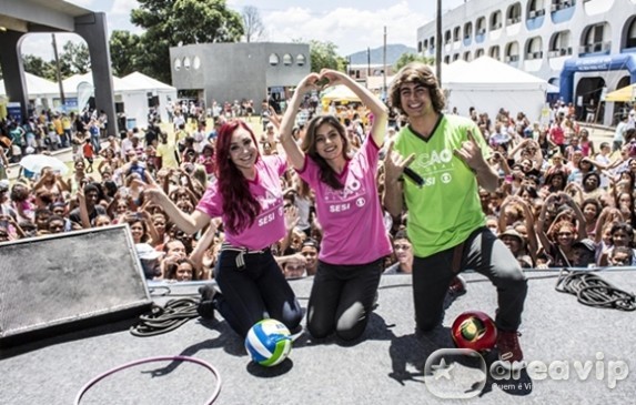 Josie Pessoa, Bruna Hamu e Rafael Vitti participam da ‘Ação Global’ em Magé