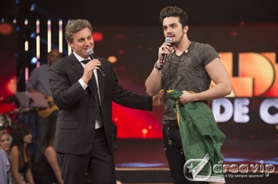 Luciano Huck - Luan Santana Globo/Alex Carvalho