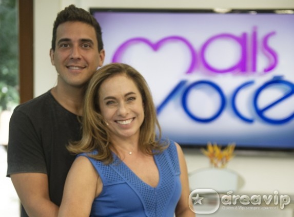 Cissa Guimarães e André Marques sofrem rejeição no ‘Mais Você’