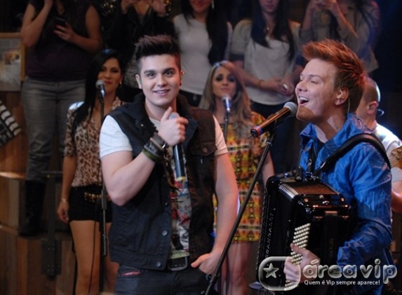 Luan Santana e Michel Telo Globo/Zé Paulo Cardeal