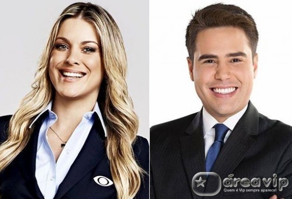 Renata Fan e Luiz Bacci apresentam o Miss Universo