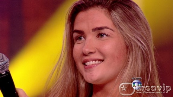 BBB15 - Aline eliminada Foto : Reprodução/Big Brother Brasil