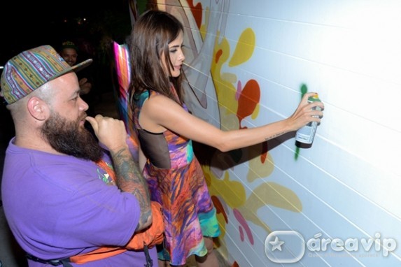 Maria Casadevall picha muro em evento