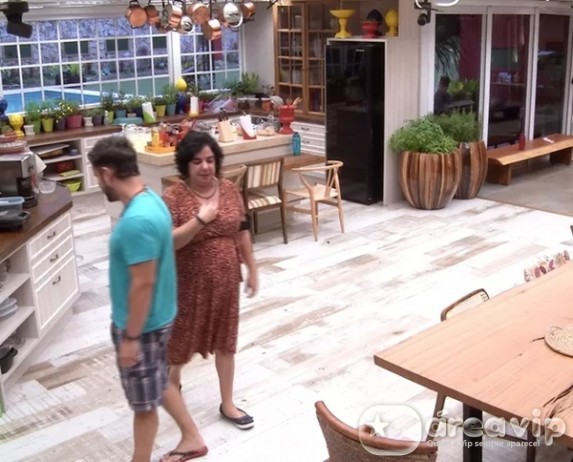 BBB15 - Adrilles e Mariza Foto : Reprodução/Big Brother Brasil