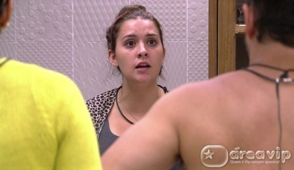 BBB15 - Tamires grita Foto : Reprodução/Big Brother Brasil