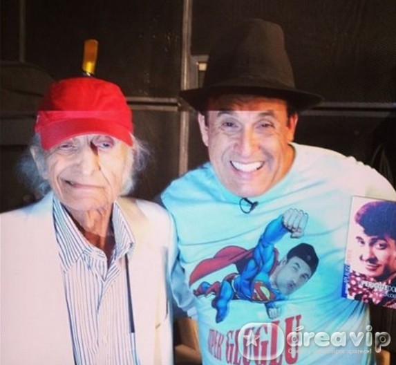 Jorge Loredo e Sergio Mallandro Reprodução/Instagram/mallandrosergio