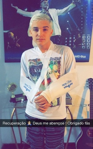 MC Gui sofre acidente em show – Veja!