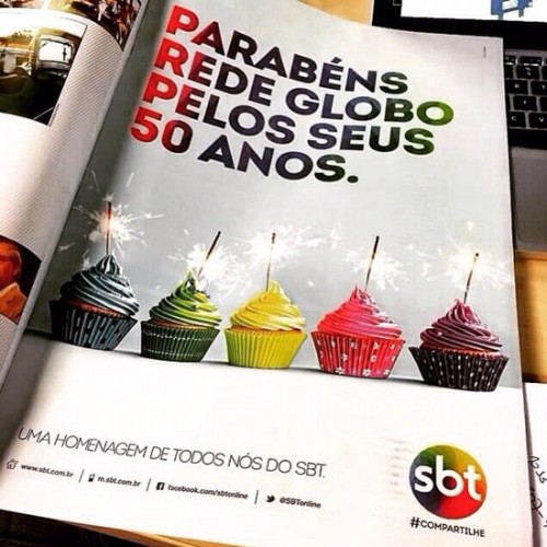 SBT presta homenagem aos 50 anos da Globo