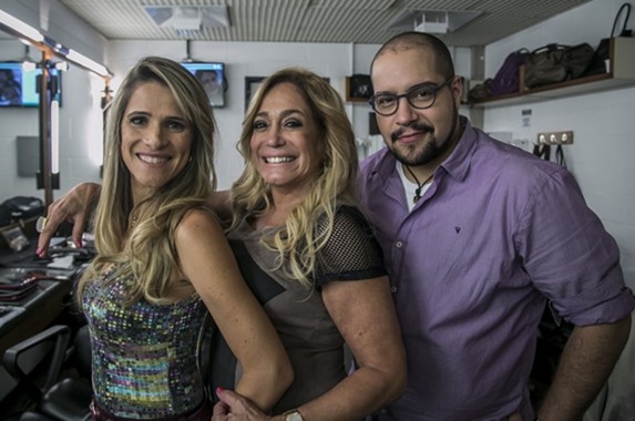 Susana Vieira grava Chapa Quente Globo/Paulo Belote