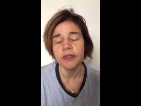 Internada, Claudia Rodrigues diz em vídeo que está bem