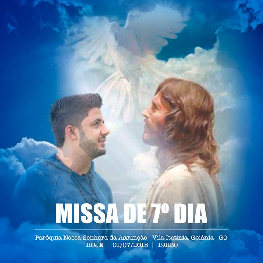Missa de 7º dia de Cristiano Araújo será em Goiânia
