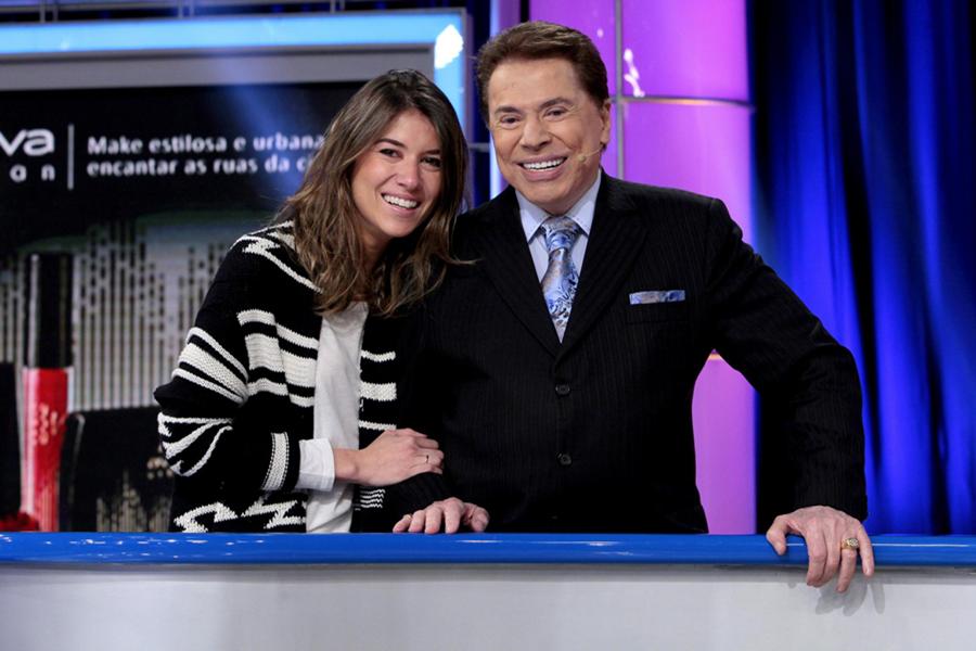 Rebeca Abravanel e Silvio Santos Lourival Ribeiro/SBT