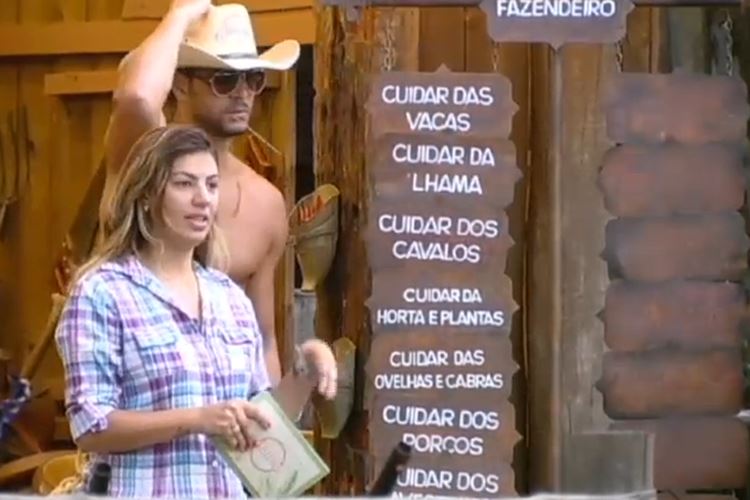 A Fazenda 8 - Fazendeiro delega as tarefas Reprodução/Rede Record